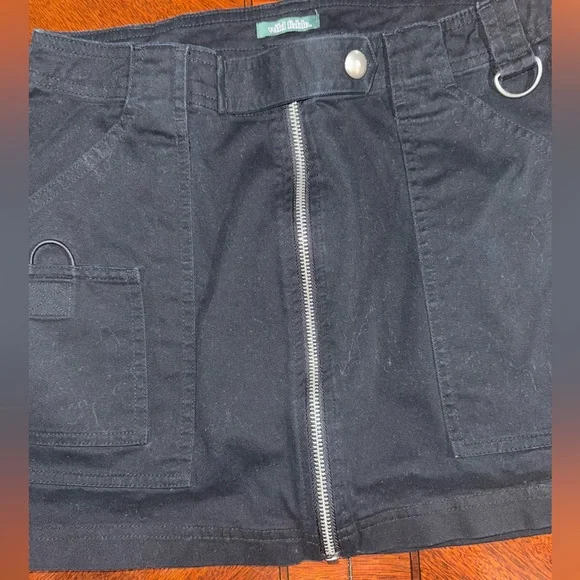 Wild Fable Charcoal Skirt with Front Detail - Picture 4 of 8